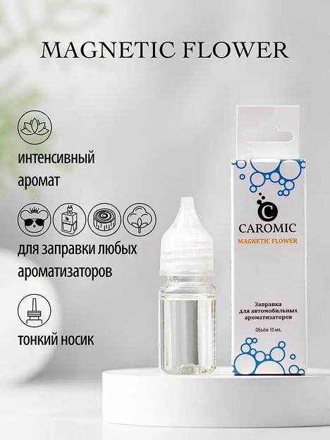 Заправка для автомобильных ароматизаторов Caromic «Magnetic Flower» 10 мл ОПТ фото 2