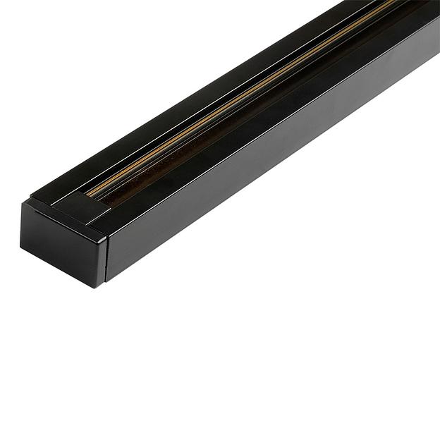Шинопровод чёрный 2м PTR 2M-BL с токоподводом и заглушкой Jazzway JazzWay 5010710 фото 3