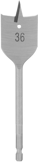 Сверло по дереву перовое, 36 мм 6-гранный хвостовик// Matrix фото 1