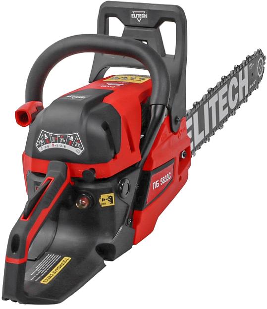 Бензопила Elitech ПБ 5833C (E1611.012.00) 2400Вт 3.3л.с. дл.шины:18" (45cm) (205454) фото 7