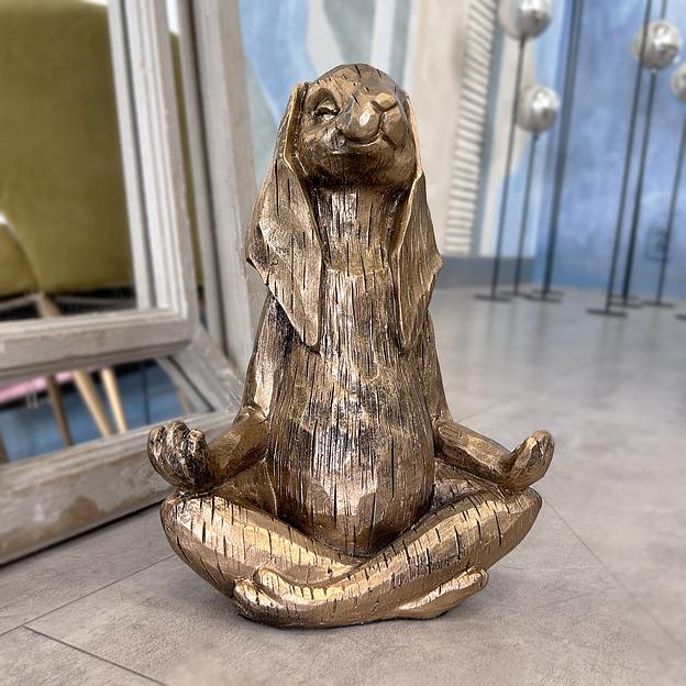 Статуэтка «Заяц в позе лотоса», опт фото 1