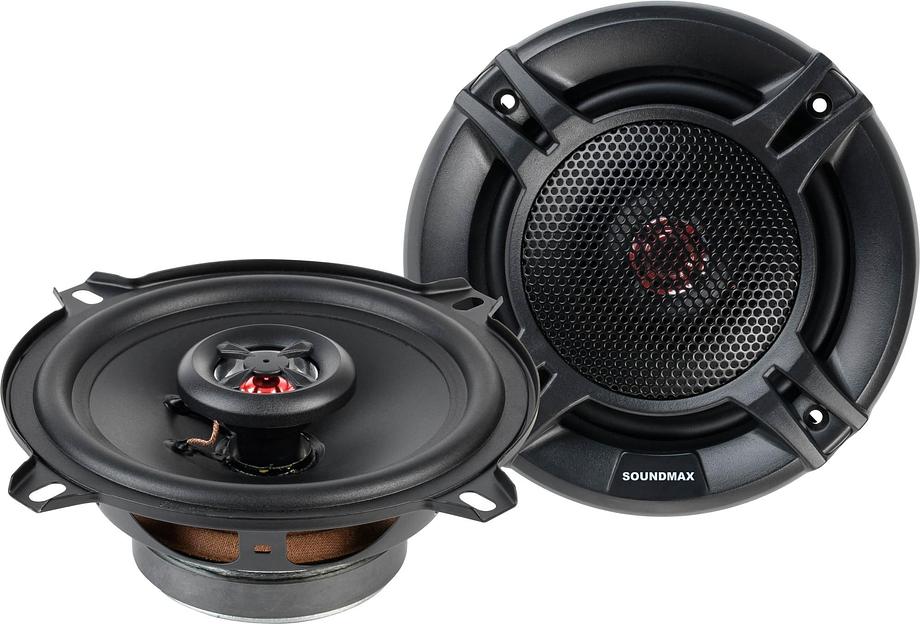 Колонки автомобильные Soundmax SM-CSI502 140Вт 90дБ 4Ом 13см (5дюйм) (ком.:2кол.) коаксиальные двухполосные фото 1