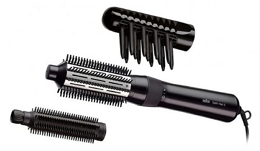 Фен-щетка Braun BRAS330E 400Вт черный фото 1