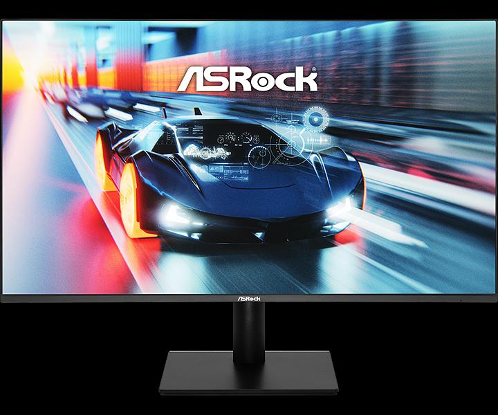 Монитор 24.5" ASRock CL25FFA IPS 1920x1080, 120 Гц, 1 мс (MPRT), 16:9, 300 кд/м², HDMI 1.4, VGA, Flicker Free, Low Blue Light, черный фото 1