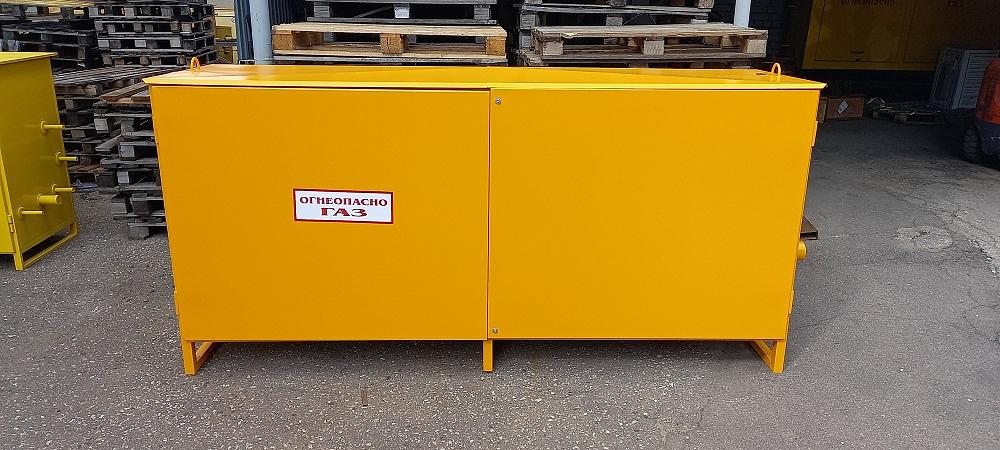 Установка газорегуляторная шкафная с узлом учета УГРШ-100В-2-ЭК фото 1