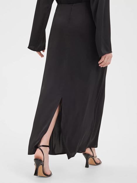 Юбка в бельевом стиле, черный, опт фото 2