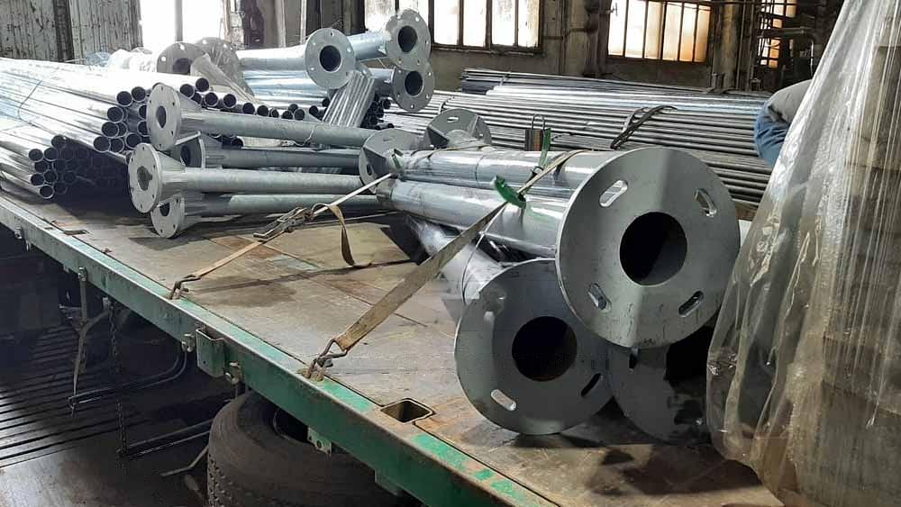 Трубчатые опоры фото 5