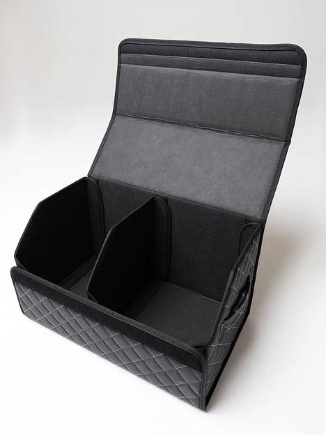 Органайзер в багажник для автомобиля чёрный белый ОПТ фото 5