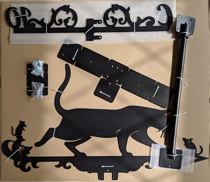 Флюгер «Кот и мыши» ОПТ фото 3