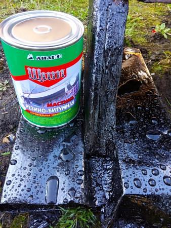 Мастика битумная Щит 1 л. (0,8 кг.), гидроизоляция конструкций. фото 3
