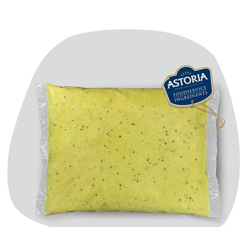 Соус на основе растительных масел «Горчичный Оригинальный» 20 % Pro балк 1 кг короб 6 кг «Astoria» ОПТ фото 1