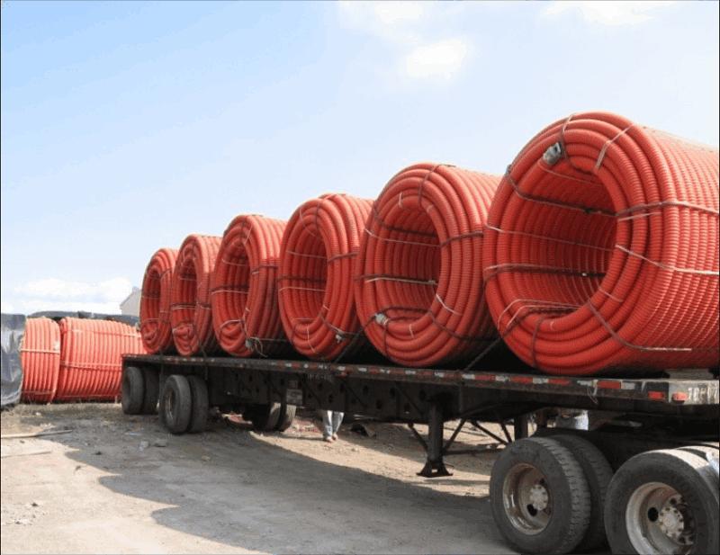 ВКТСо 10х7, DN/OD 46 Труба кабельная высокопрочная спиральная гибкая ПНД, многоканальная фото 4