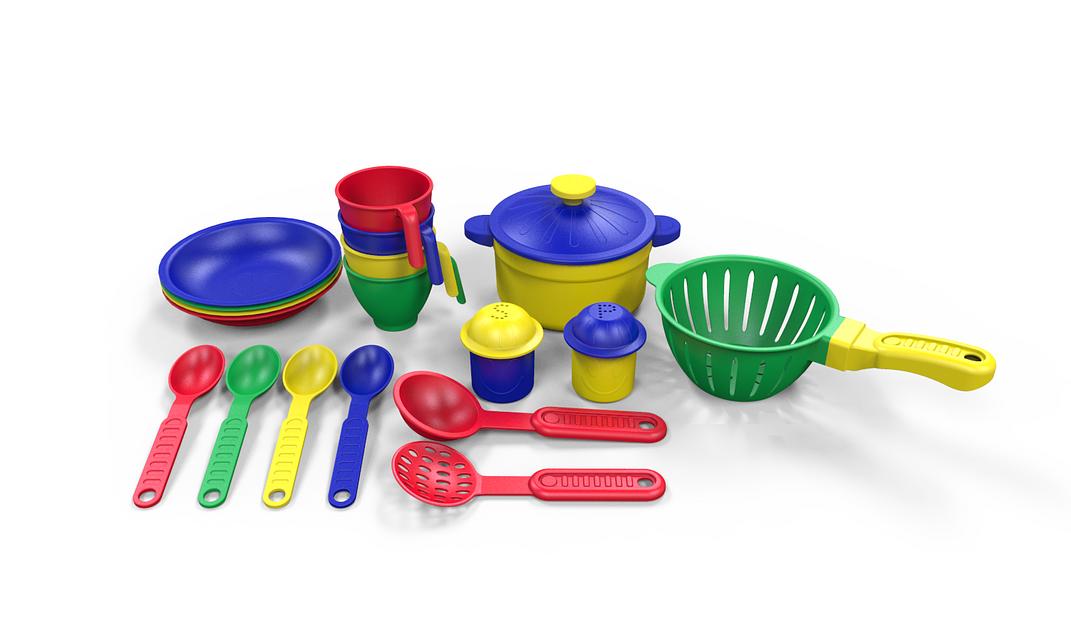 Набор посуды 18 предметов ОПТ фото 1