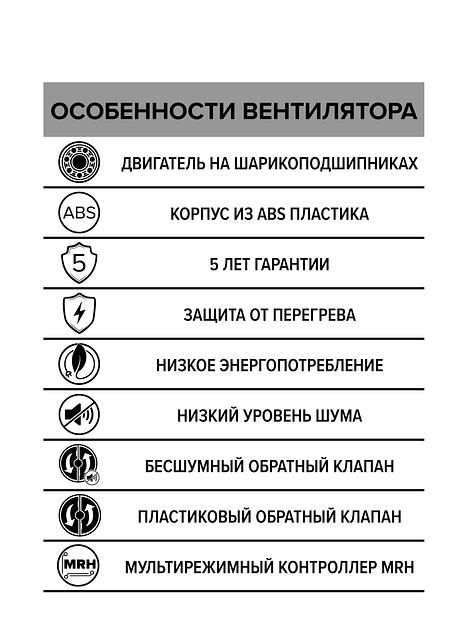 Бытовой вентилятор Breeze 4C MRH Diciti опт фото 5