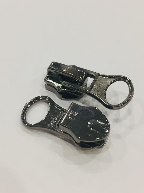 Бегунок спираль №7 обратный 01 Темный никель фото 1