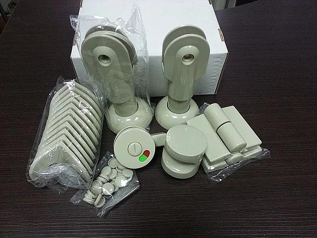 Комплект пластиковой фурнитуры для сантехнических перегородок ОПТ фото 1