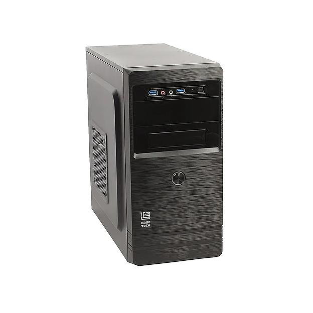 Корпус BaseTech M3303, БП:450W, mATX, чёрный, 3xUSB3 (BT-M3303-450W-R12) фото 1