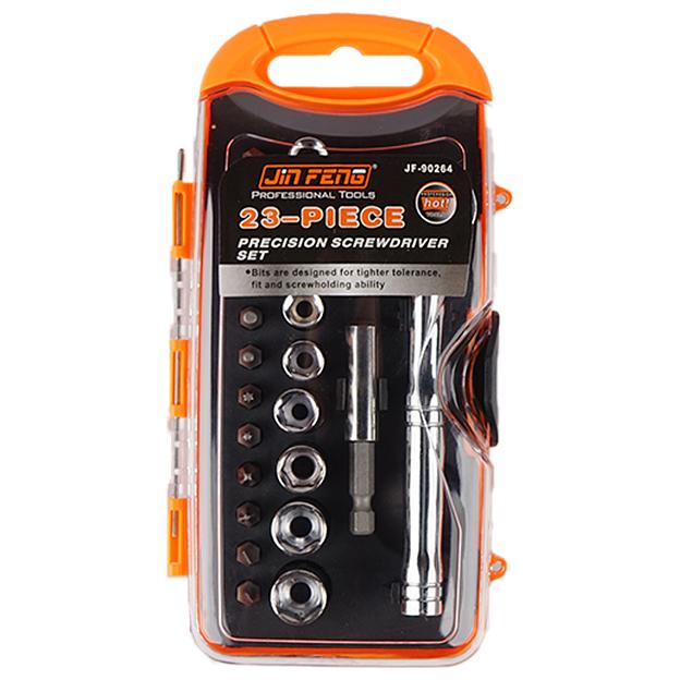 Набор Торцевых Головок И Бит ¼" 23 Предмета Jifeng Jf-90264 фото 1