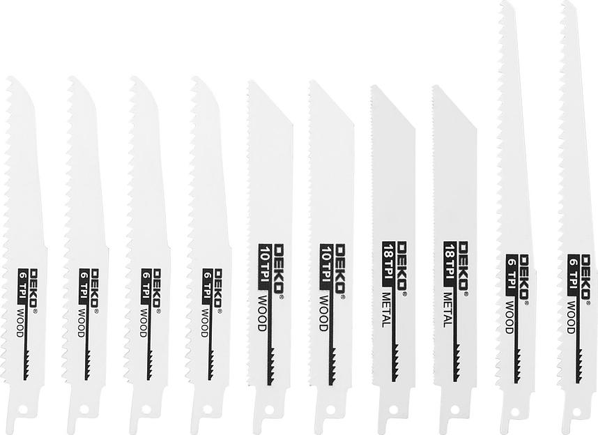 Полотно по дер./мет. Deko RSB10 10пред. (сабельные пилы) фото 2