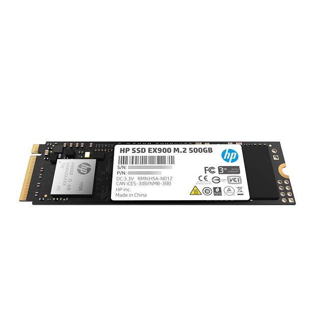 SSD HP EX900 500Гб, M.2 2280, NVMe, Retail, TLC, PCIe3.0, Чтение:2000мб/с, Запись:1400мб/с (2YY44AA#ABB) фото 2