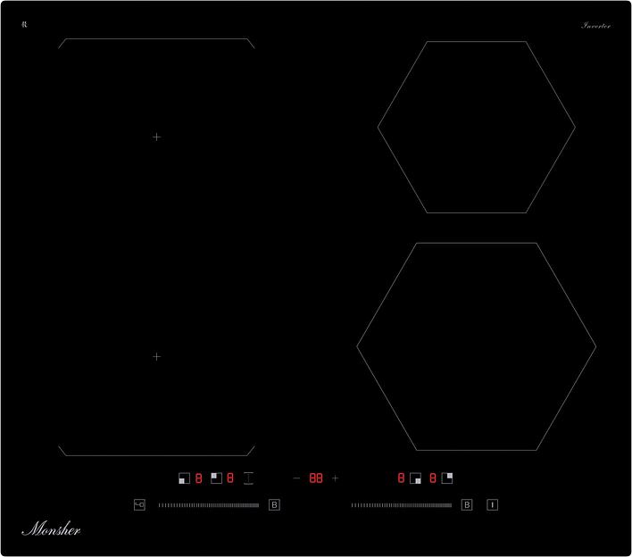 Индукционная варочная поверхность Monsher MHI 6113 черный фото 2