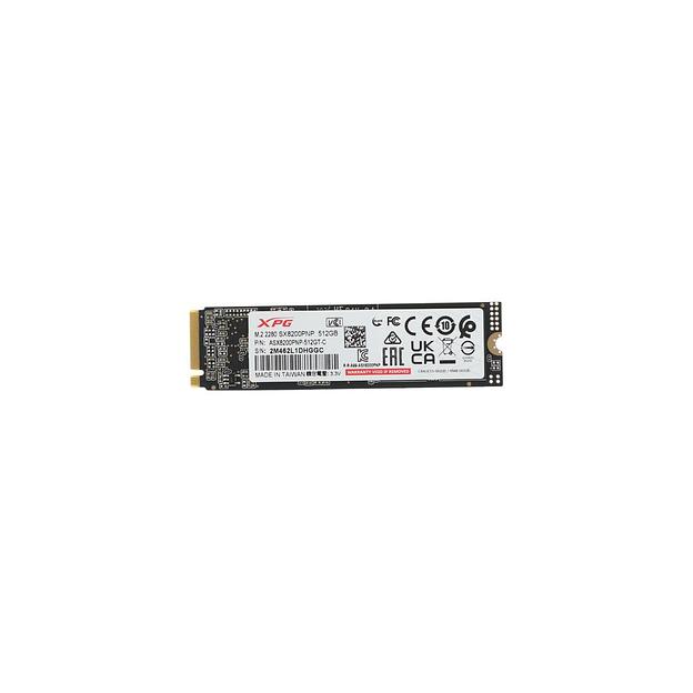 SSD накопитель A-Data XPG SX8200 Pro ASX8200PNP-512GT-C 512ГБ, M.2 2280, PCIe 3.0 x4, NVMe, M.2 фото 1