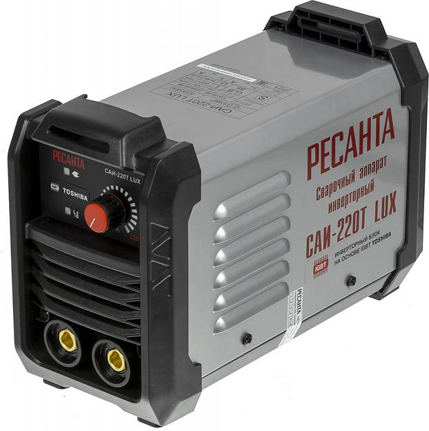 Сварочный аппарат Ресанта САИ-220Т LUX инвертор ММА DC 7.8кВт фото 1