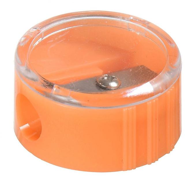 Точилка для карандашей ручная Silwerhof 191082 Народная коллекция 1 отверстие пластик ассорти фото 5