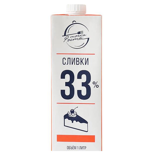 Сливки «Точка роста» 33 % ОПТ фото 1