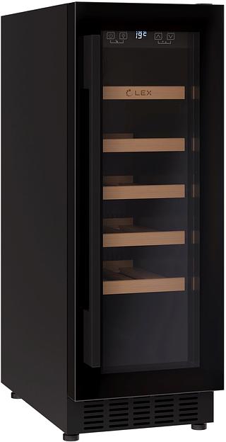 Винный шкаф Lex LWD3020BL 1-нокамерн. черный фото 6