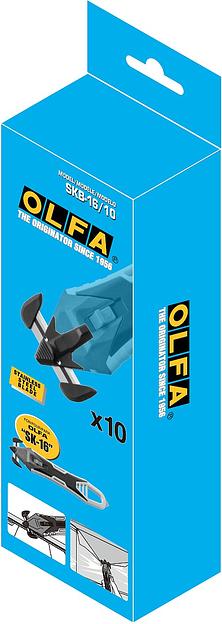 OLFA SK-16 для ножа, 10 шт, лезвие (OL-SKB-16/10) фото 3