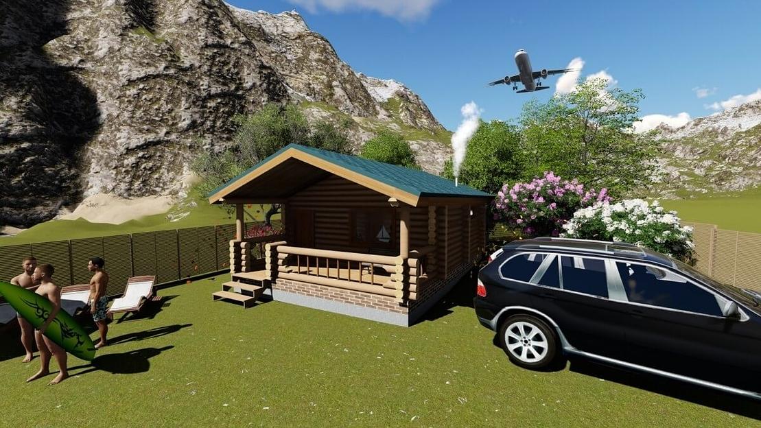 Проект дом из бруса «Давыдов» фото 2