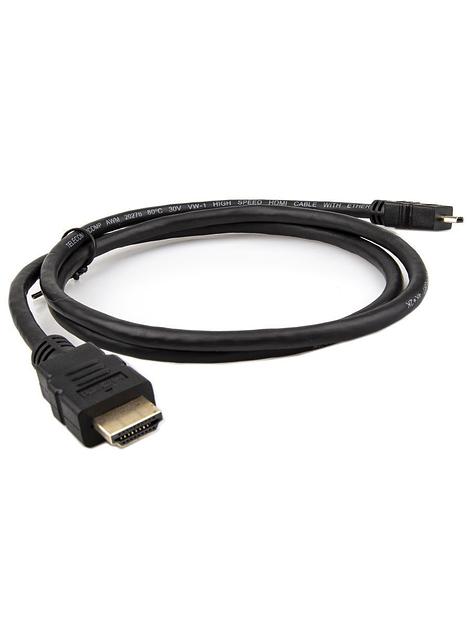 Кабель HDMI-19M --- MicroHDMI-19M ver 2.0+3D/Ethernet,1m Telecom VCOM Telecom HDMI (m) - micro-HDMI (m) 1м (TCG206-1M) фото 6