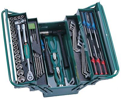 C-3DH203 Набор инструмента универсальный 1/2"DR в ящике, 66 предметов Jonnesway фото 1