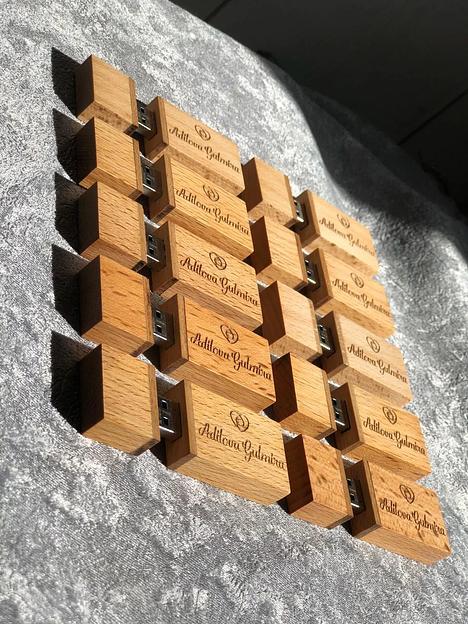 Деревянная флешка ОПТ фото 3