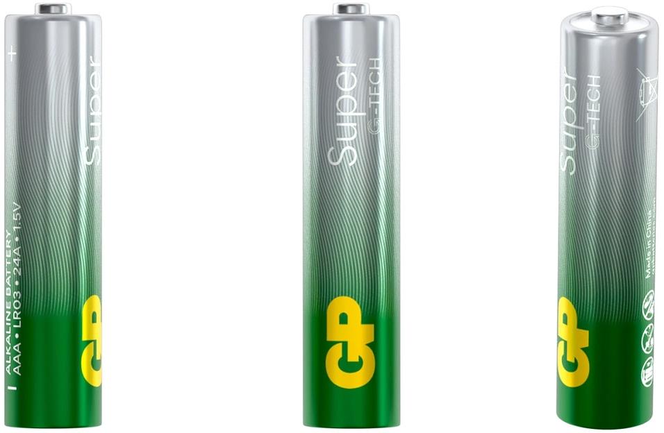 Батарея GP Super Alkaline 24AA21-2CRSWC10 AAA (10шт) спайка фото 3