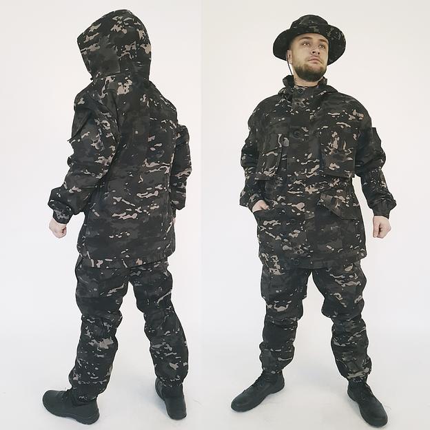 Костюм мужской Горка 8 Рэмбо рип-стоп, Ч Мультикам С, лето, опт фото 1
