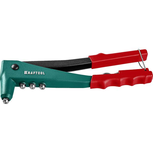 KRAFTOOL Заклепочник "MaxKraft" для заклёпок d=2,4 / 3,2 / 4,0 / 4,8 мм - алюминий и сталь, d=2,4 / 3,2 / 4,0 - нерж. сталь, с литым корпусом [31170/31170_z01] фото 3