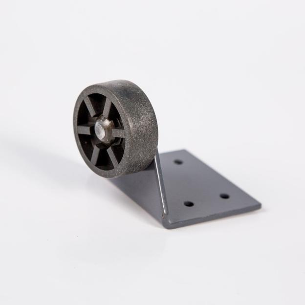 Опора колёсная №532 (кронштейн с колесом) для мебели опт фото 1