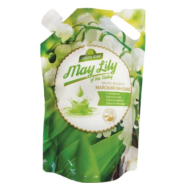 Рябина ромакс мыло жидкое майский ландыш дой-пак 1кг фото 1