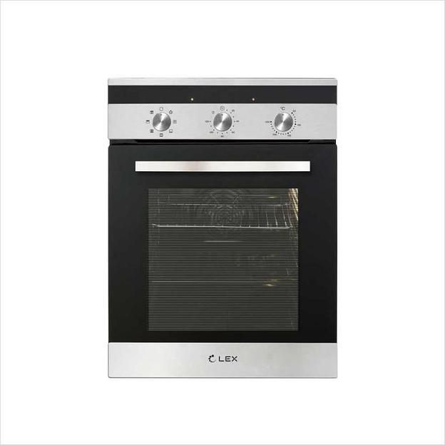 Духовой шкаф Электрический Lex EDM 4570 IX нержавеющая сталь/черный фото 1