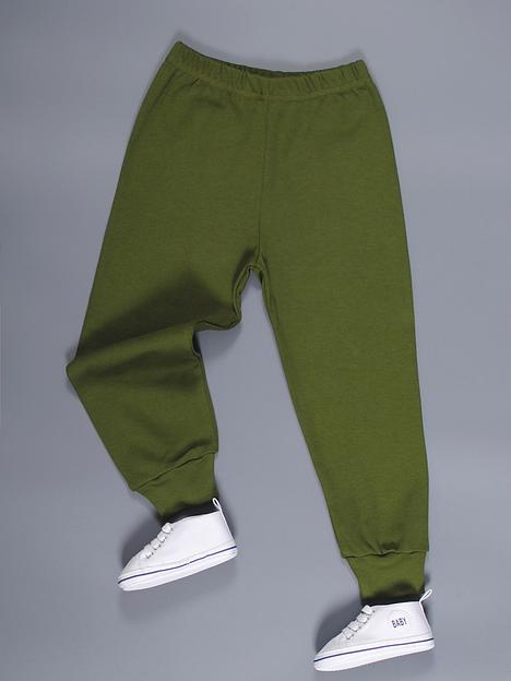 Брюки КШ-0300/03 интерлок р. 98-122 (5 шт/уп), хаки ОПТ фото 1