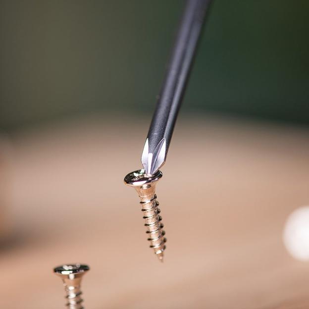 Крестовая отвертка Deli DL635125 PH1x125мм Материал: CR-V. Двухкомпонентная ручка. Хромированная. фото 4