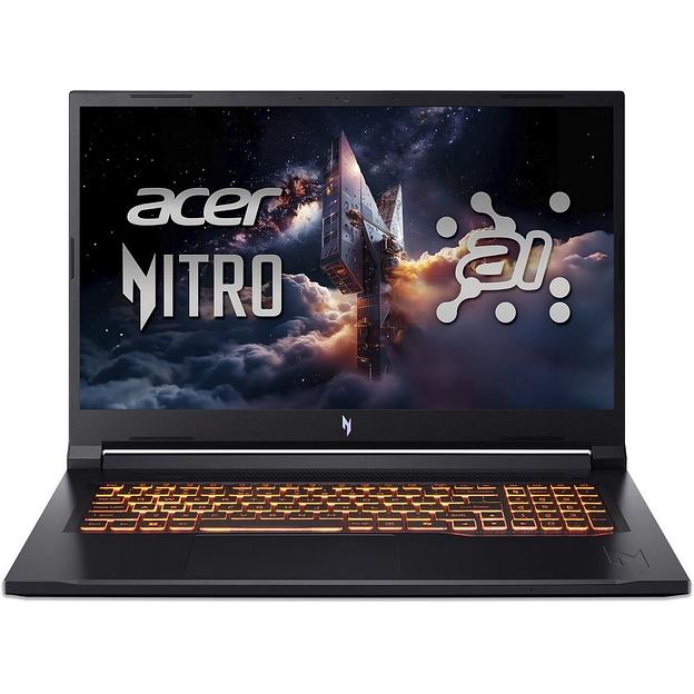 Ноутбук Acer Nitro V 17 AI ANV17-41-R9Q9 AMD Ryzen 7 260/16Gb/SSD1Tb/RTX5060 8Gb/17.3"/IPS/QHD/2560x1440/165Hz/NoOS/Black (NH.QYVCD.007) фото 1