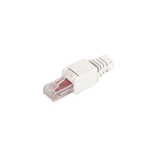 Коннектор Lanmaster LAN-TMP-S6A полев.RJ45 кат.6A STP бел. фото 1