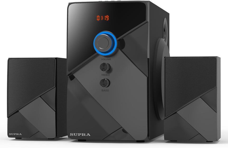 Акустическая система SUPRA SMB-290 (Bluetooth. Максимальная мощность: 550 Вт. Суммарная мощность (RMS) 60 Вт. FM тюнер. USB порт. SD порт. AUX вход. Пульт ДУ.) фото 1
