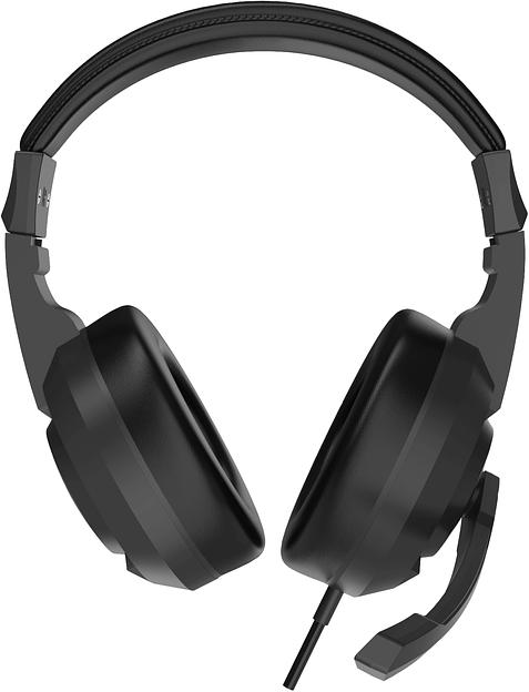 Наушники с микрофоном Оклик HS-L315G черный 1.8м накладные USB оголовье (2007552) фото 2