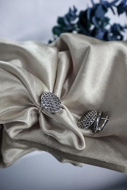 Silver Moon Серьги серебро 925 родированные фото 2