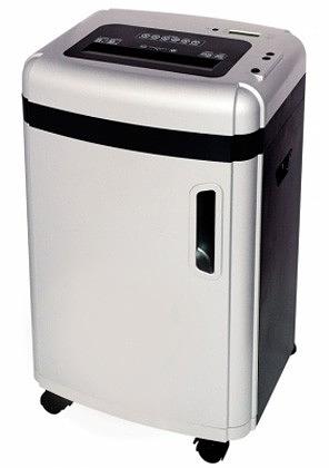 Шредер Office Kit S230 2x15 (секр.P-5)/фрагменты/17лист./35лтр./скрепки/скобы/пл.карты/CD фото 1