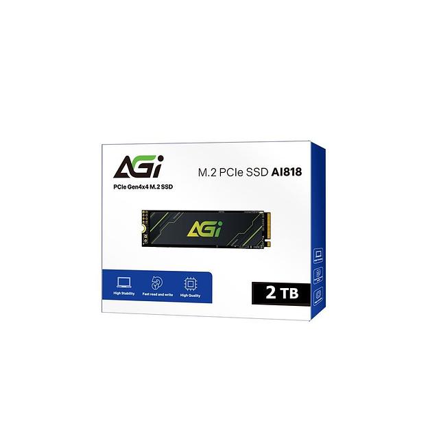 Твердотельный накопитель SSD AGI AI818 PCIe Gen.4 2TB QLC RETAIL-Color Box фото 4